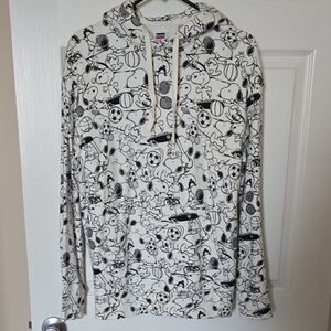 Levi's x Peanuts Black and White Hoodie Size S